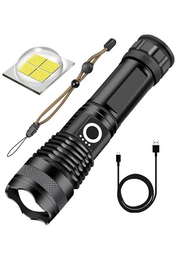 noon east High-Power Flashlight – Bright, Durable & Portable for Everyday Use - Black - Image 3